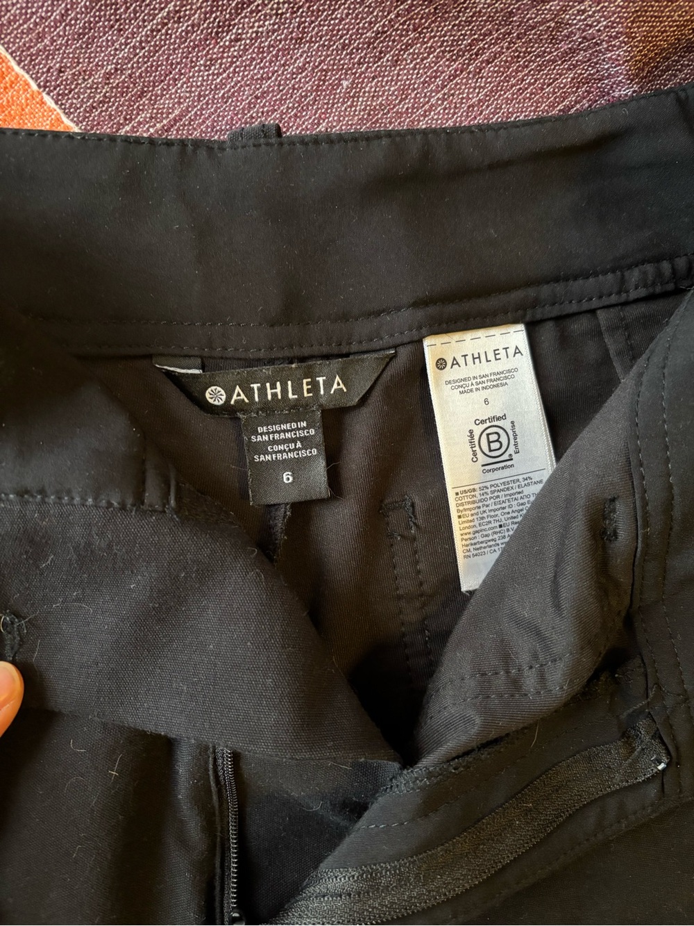 Athleta Skyline High Rise Barrel Pants - Picture 3 of 4